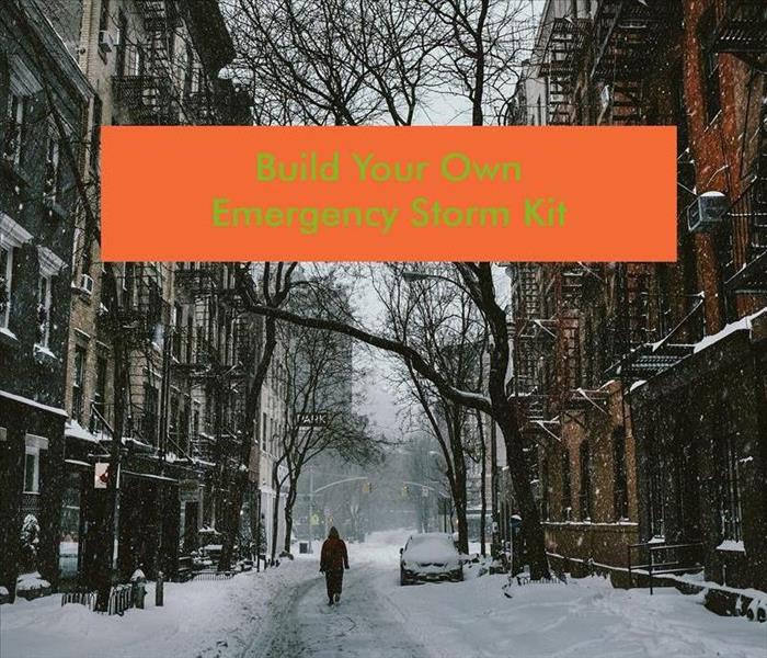 Build Your Own Storm Kit; image of wintery street.
